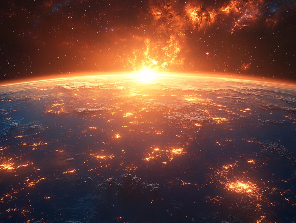 地球银河系光线