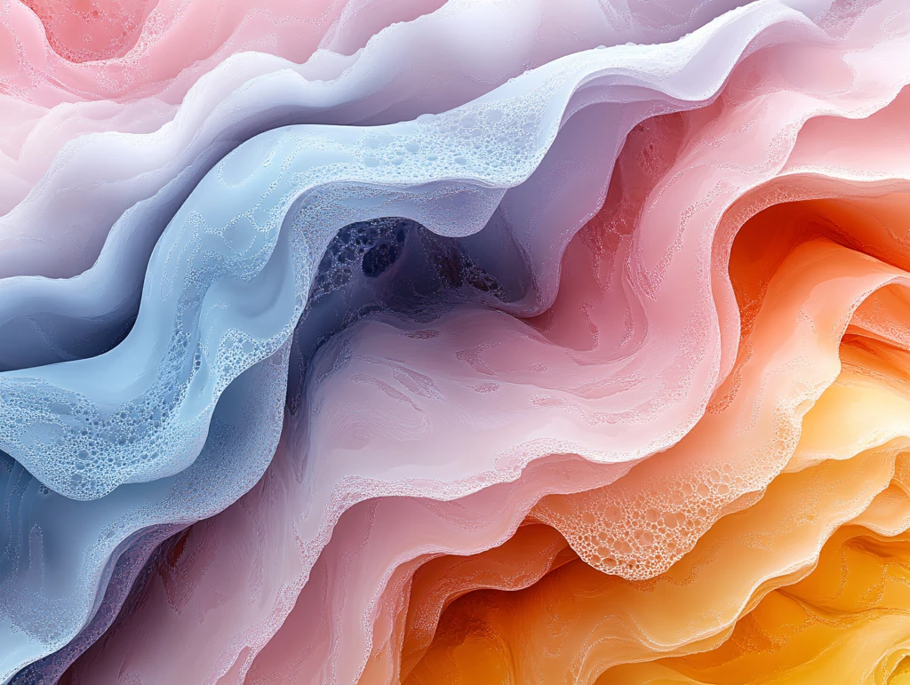 肌理彩色流体背景