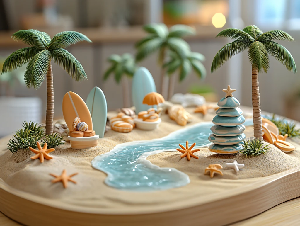 海边夏日游美陈