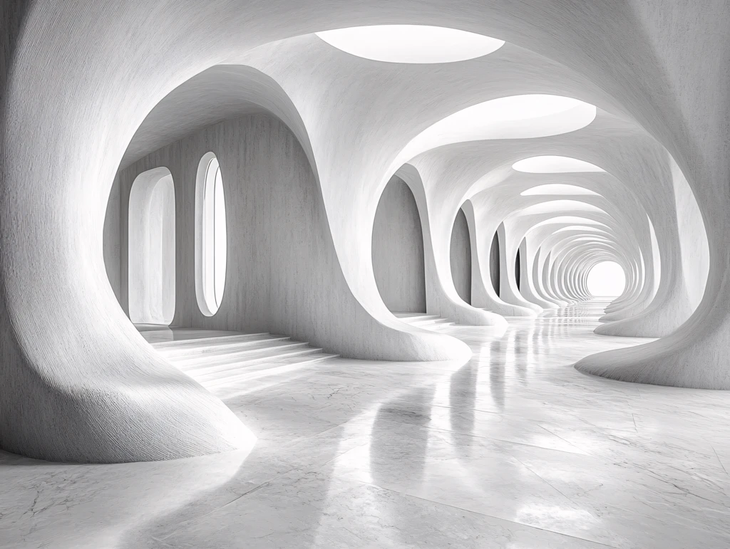 光影隧道与几何空间