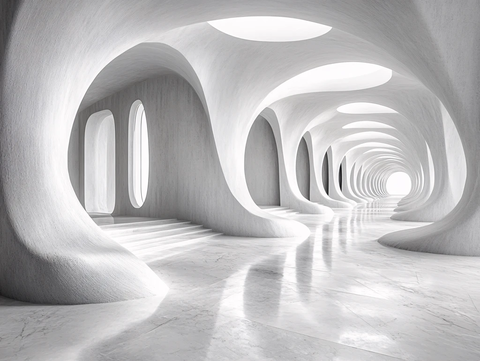 光影隧道与几何空间