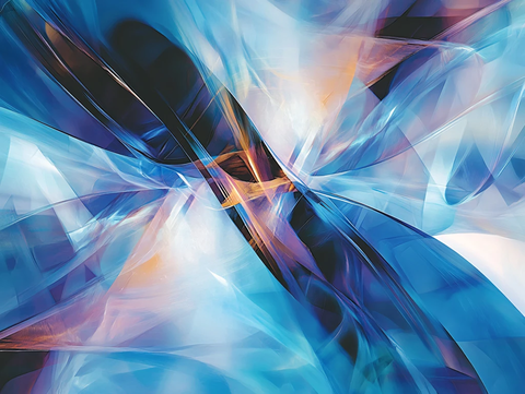 唯美彩色线条抽象背景