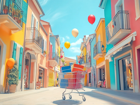 缤纷城市购物炫彩