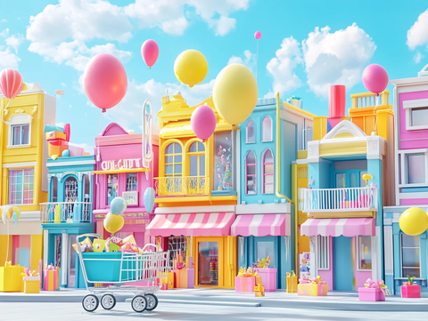 立体艺术城市场景