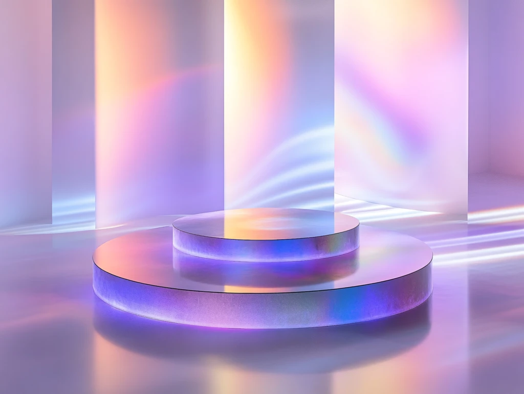 炫彩渐变展台背景