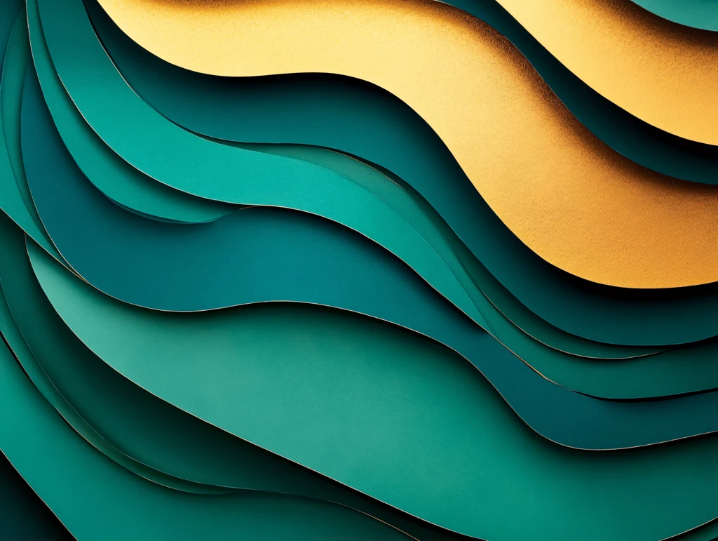 简洁大气拼色曲线纹理