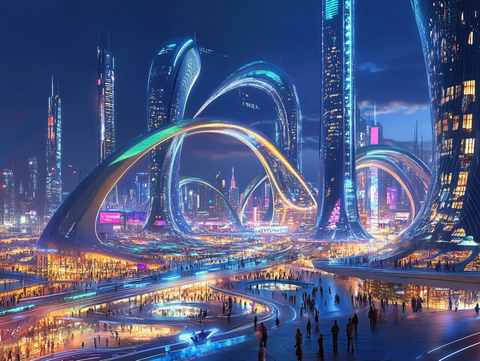 科技风智慧建筑