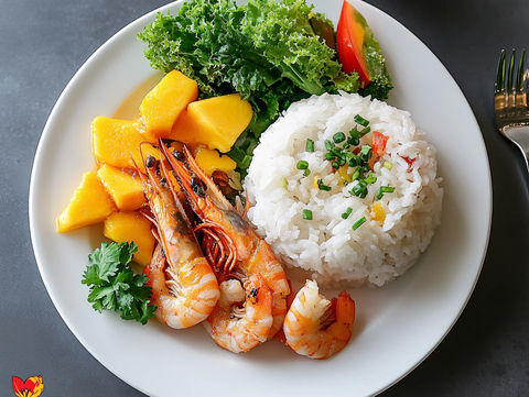 鲜虾饭套餐