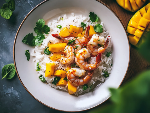 芒果拌虾