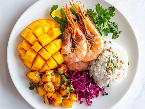 芒果拌虾