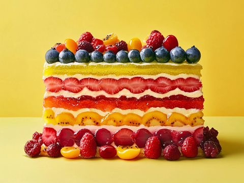 水果蛋糕高清图片