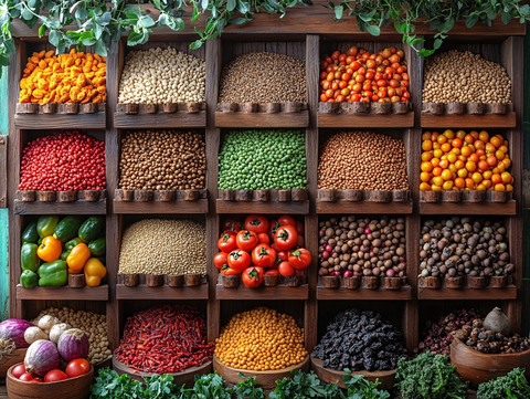 五谷杂粮店面素材