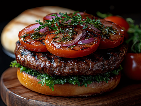 牛肉番茄汉堡