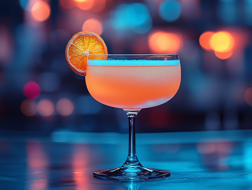 夜幕下的鸡尾酒