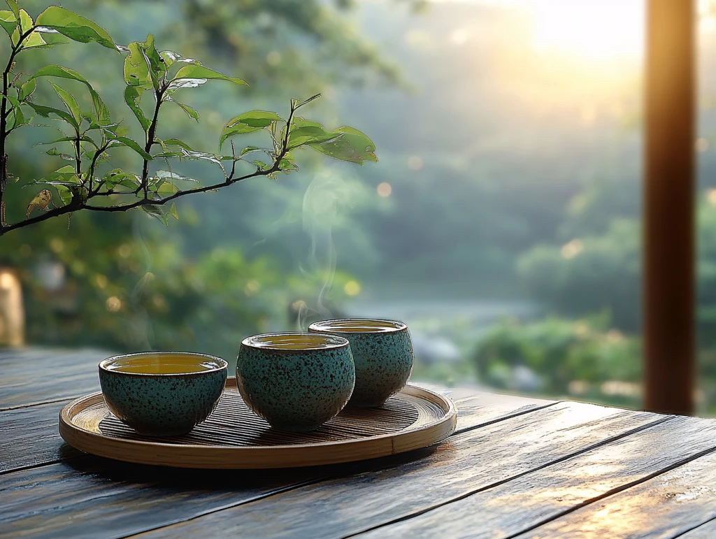 晨光中的茶文化