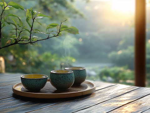 晨光中的茶文化