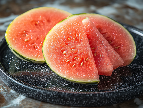 薄皮黑籽甜西瓜