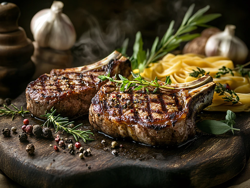 西餐牛排氛围图
