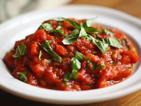罗勒番茄牛肉酱