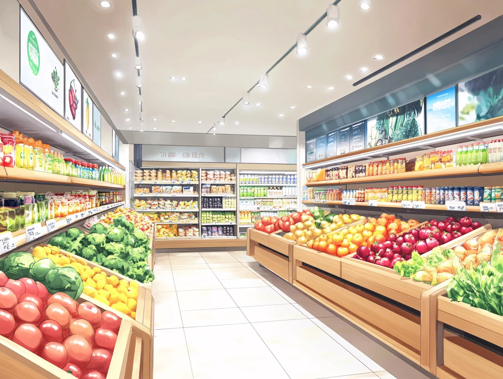 环保材料超市空间