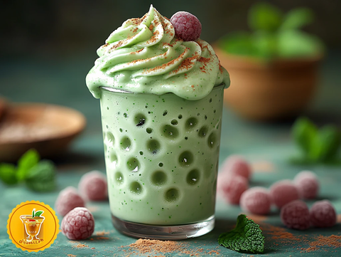 珍珠抹茶饮品