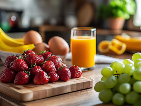营养早餐水果