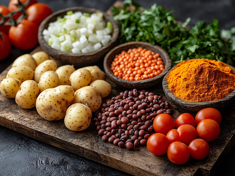 咖哩马铃薯配料