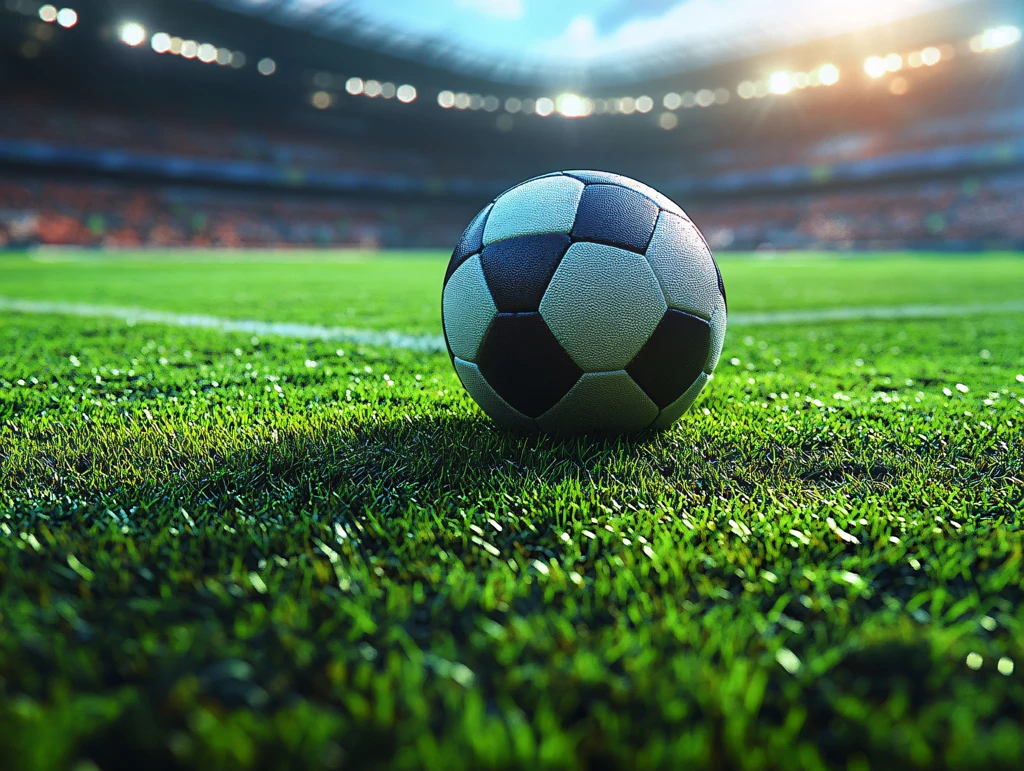 阳光下的足球