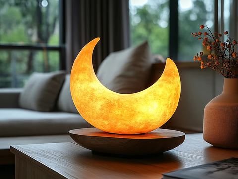 月球形状灯造型