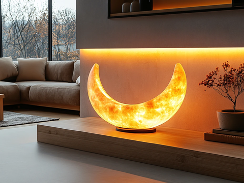 半圆形灯具装饰