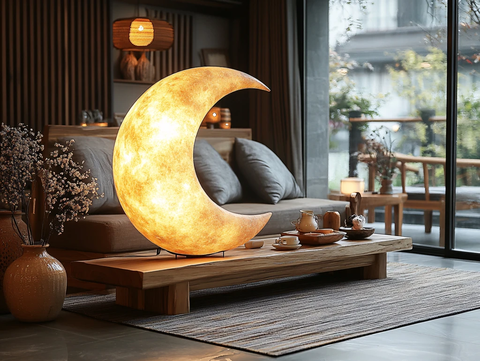 日式餐厅民宿装饰竹灯