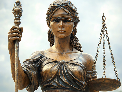 正义女神雕塑