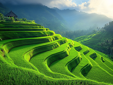 梯田图片素材下载