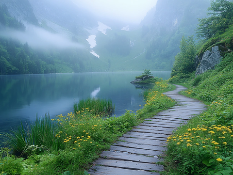 唯美仙境自然风景