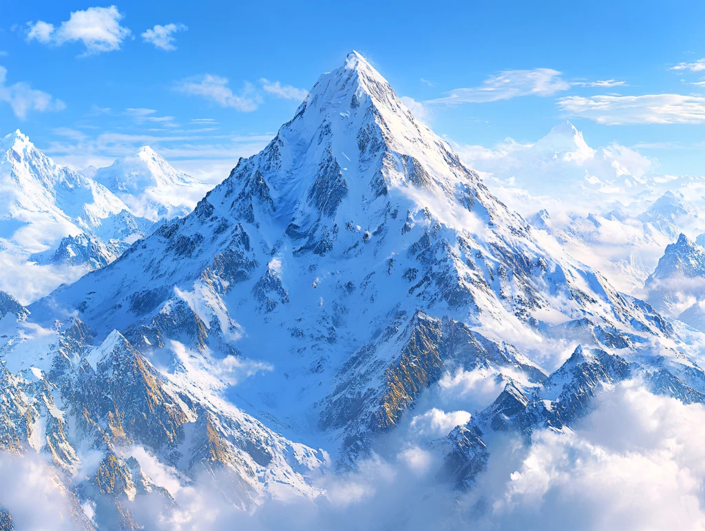 高端大气海拔背景