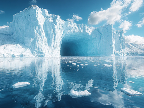 南极冰山冰川
