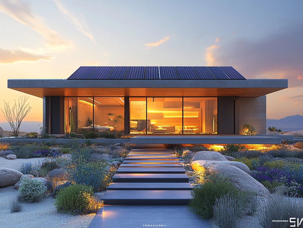 沙漠住宅太阳能设计