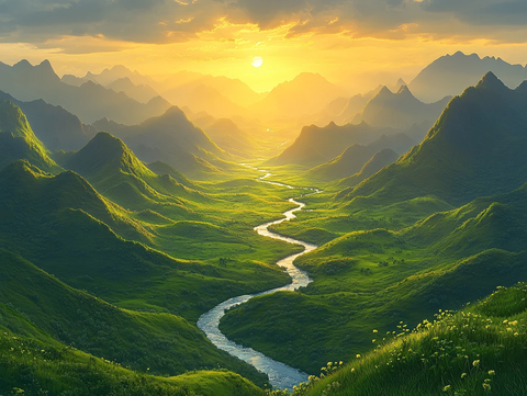 大气高清意境山水