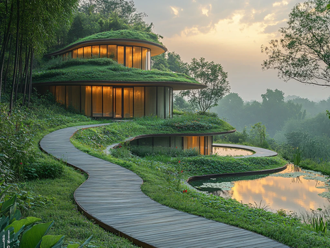 楼西双版纳悬浮岛设计