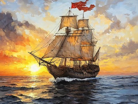 扬帆启航高清画