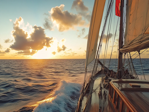 扬帆起航启航大海