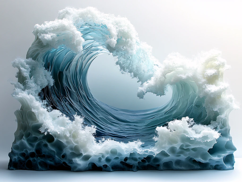 乘风破浪立体效果