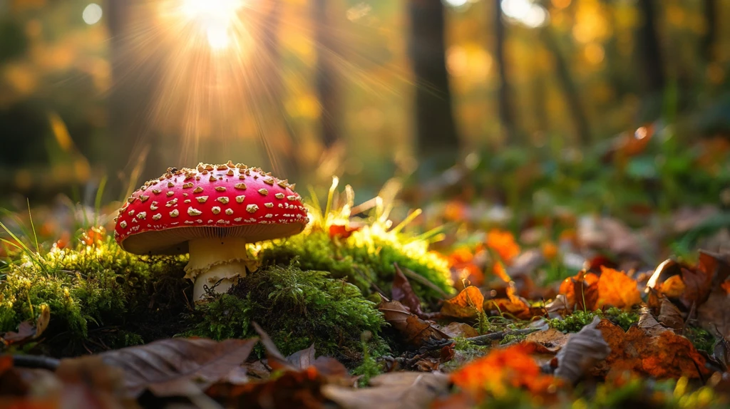 唯美森林野生菌