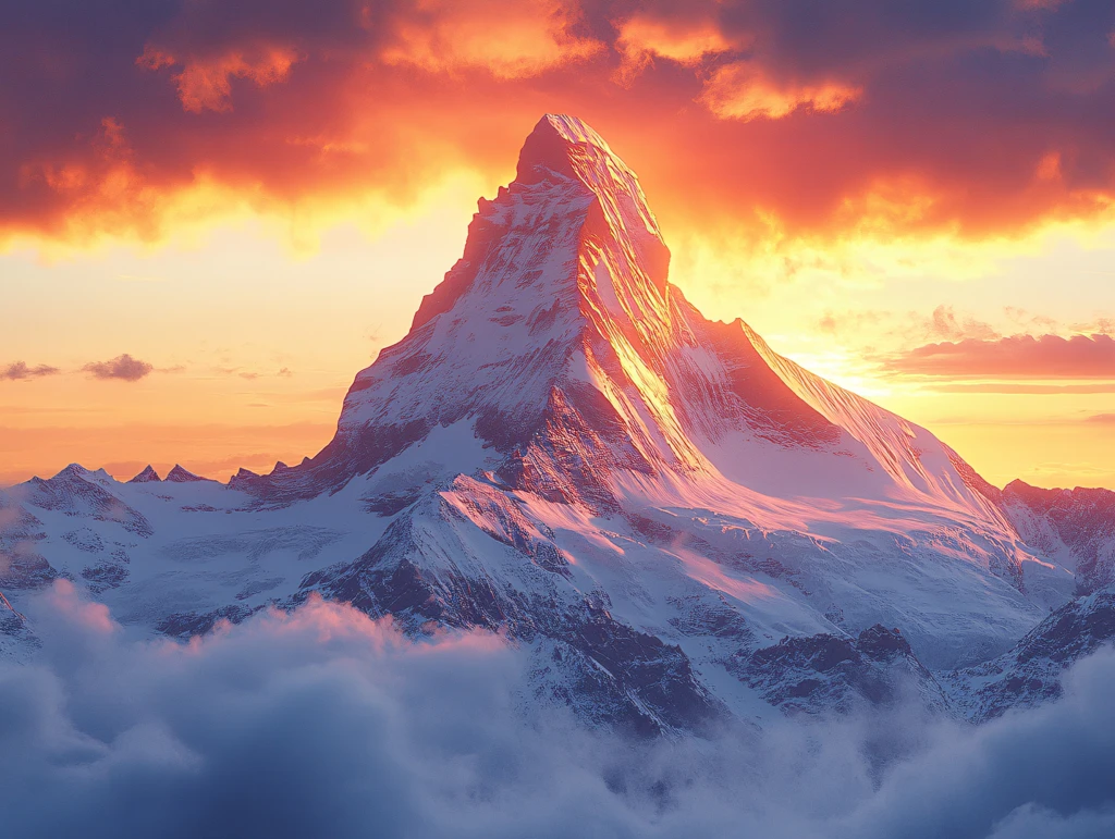 高端大气海拔背景