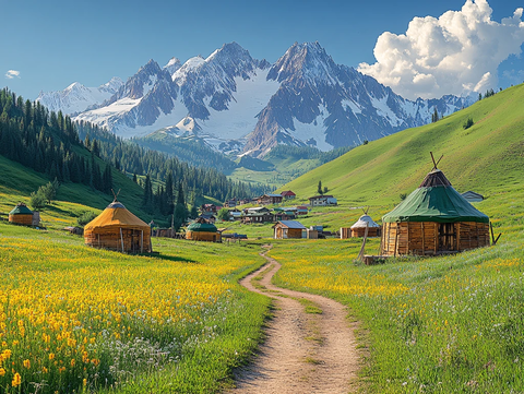 新疆自然风光素材下载