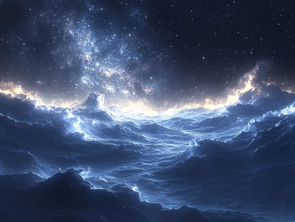 抽象写意星辰大海