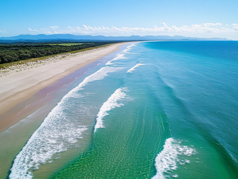 澳洲海岸线航拍