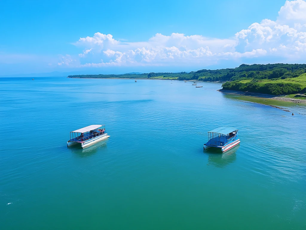 洞庭湖风光航拍
