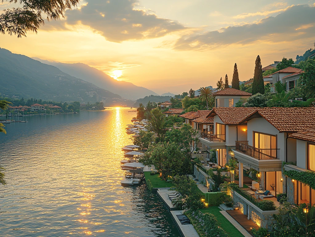 别墅地产水岸豪宅