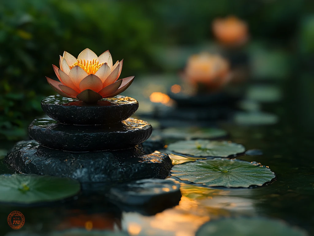 禅意莲台